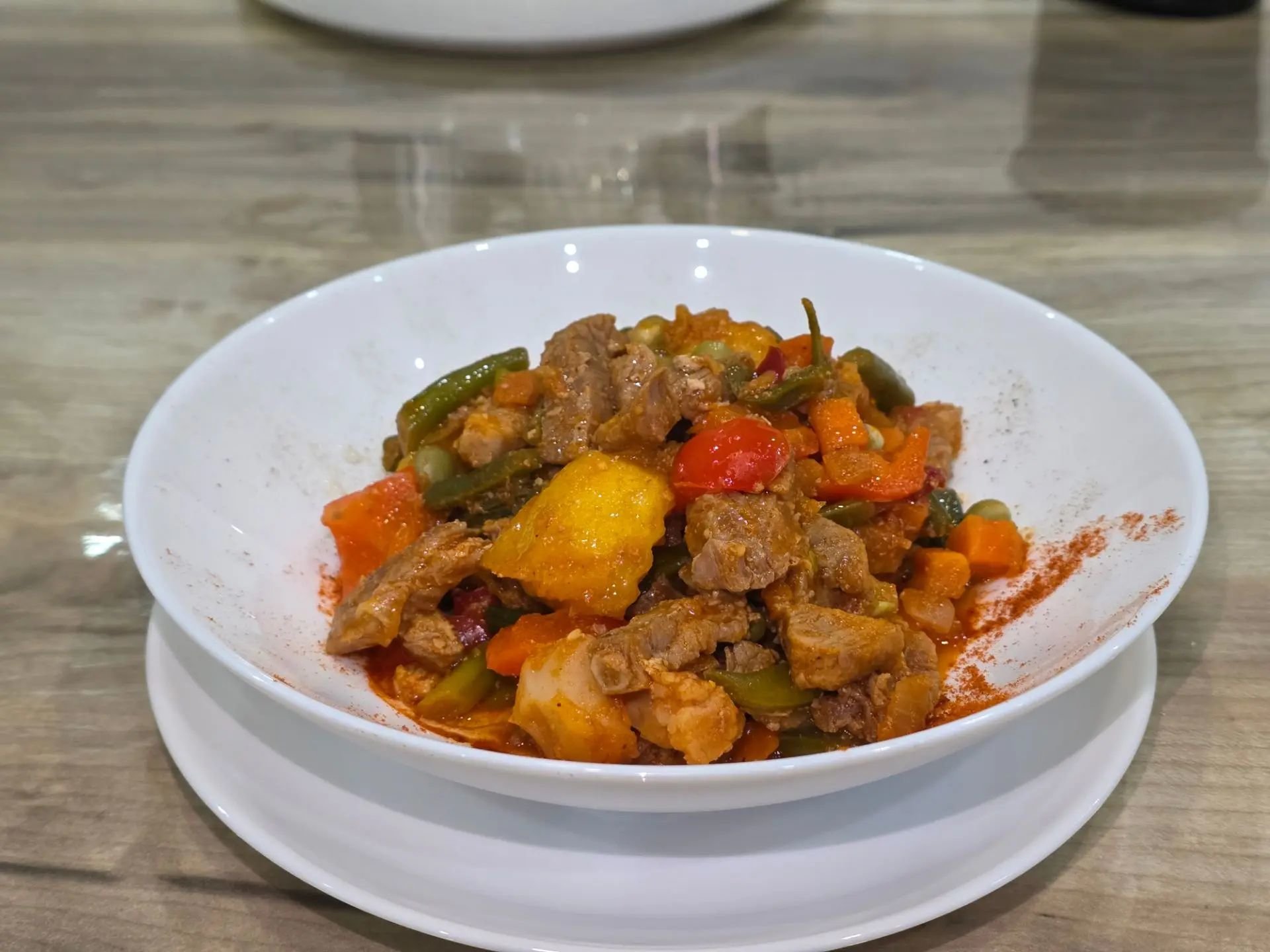 Овощное рагу (курица, говядина, свинина)